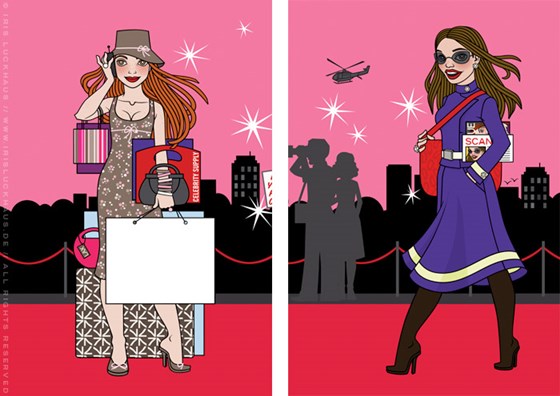 Illustrations: Celebrity Imposters